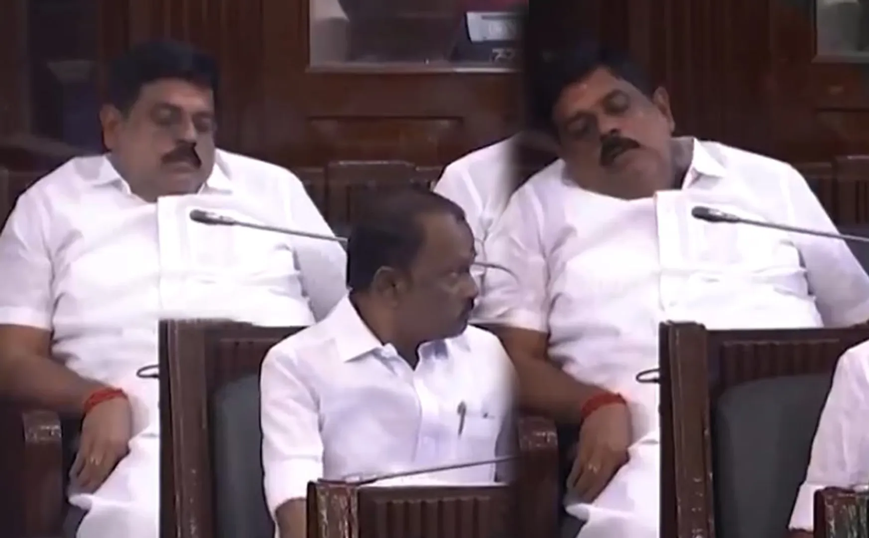 AIADMK MLA falls asleep during Question Hour in Assembly 