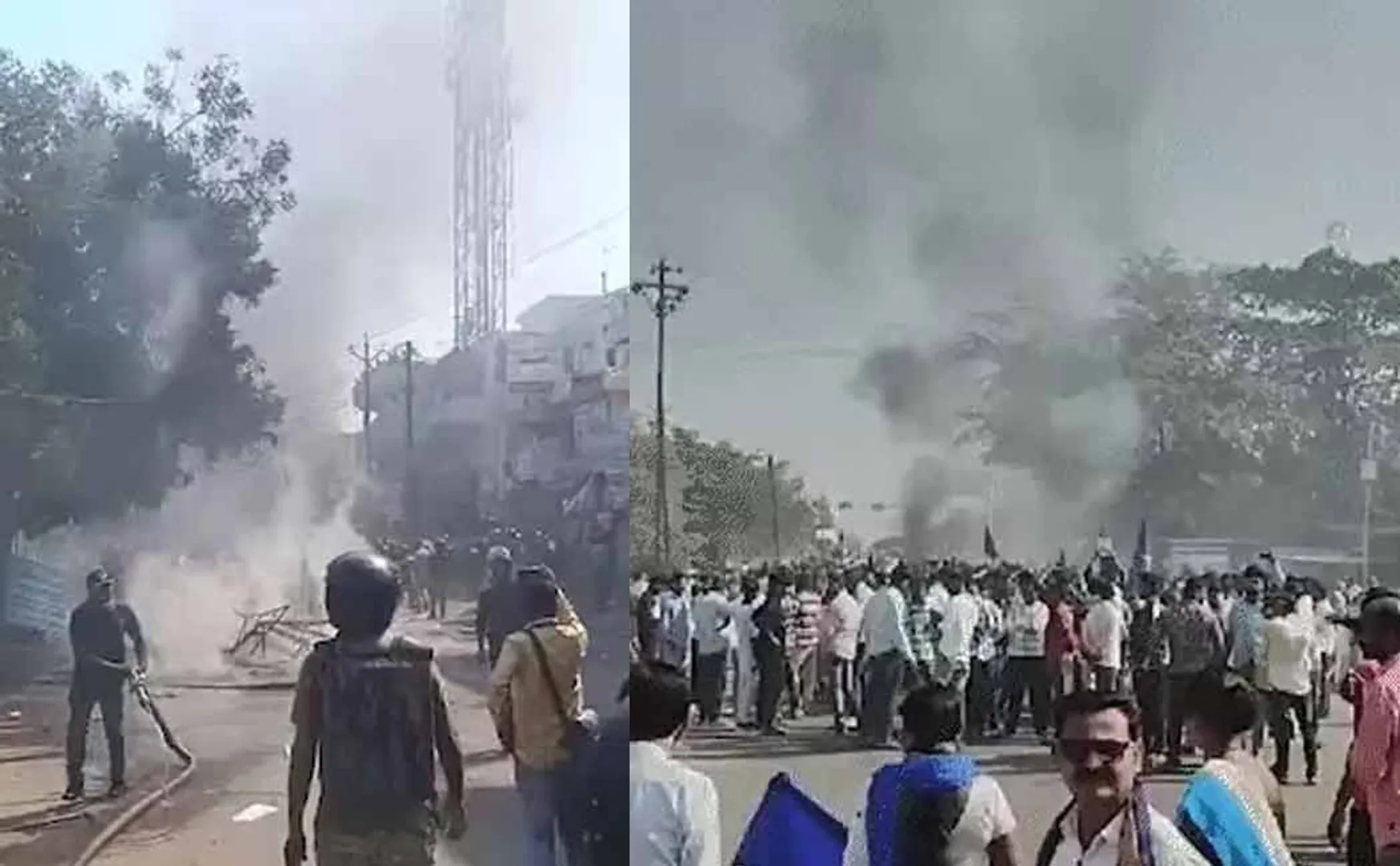 Incident happened in Maharashtra for Ambedkar statue damaged