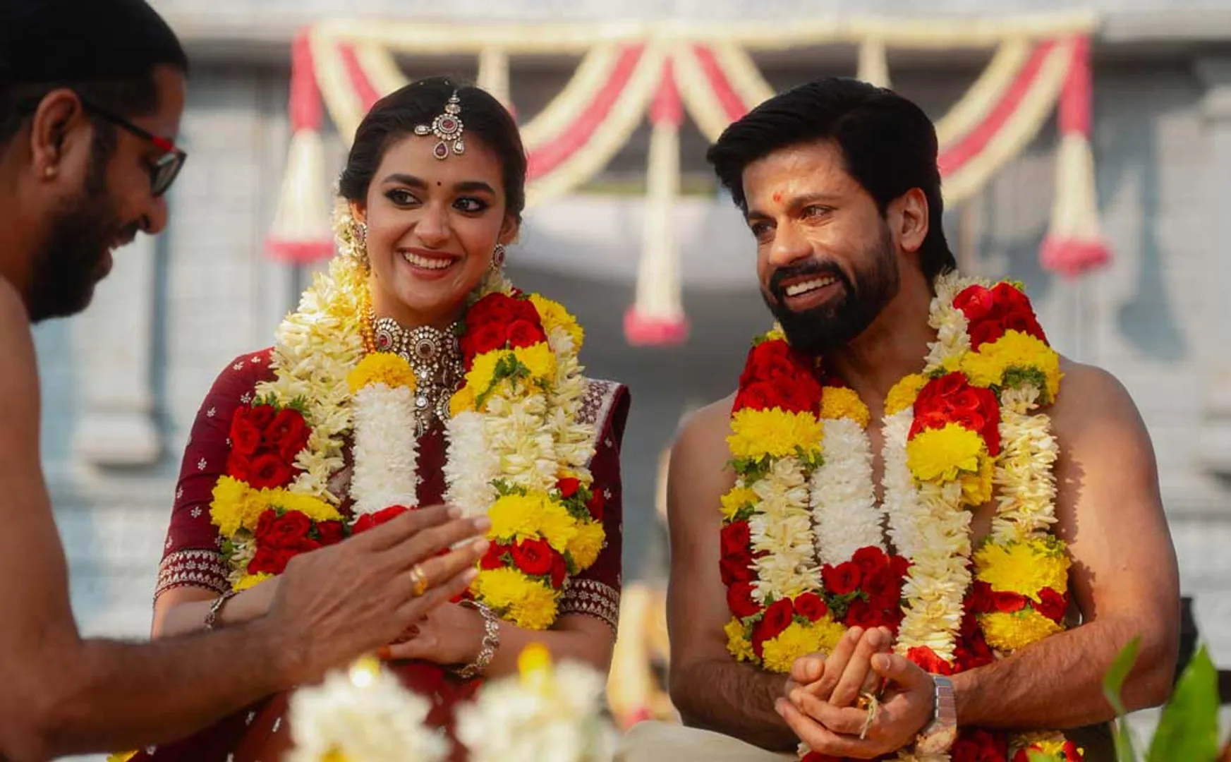 keerthy suresh marriage clicks