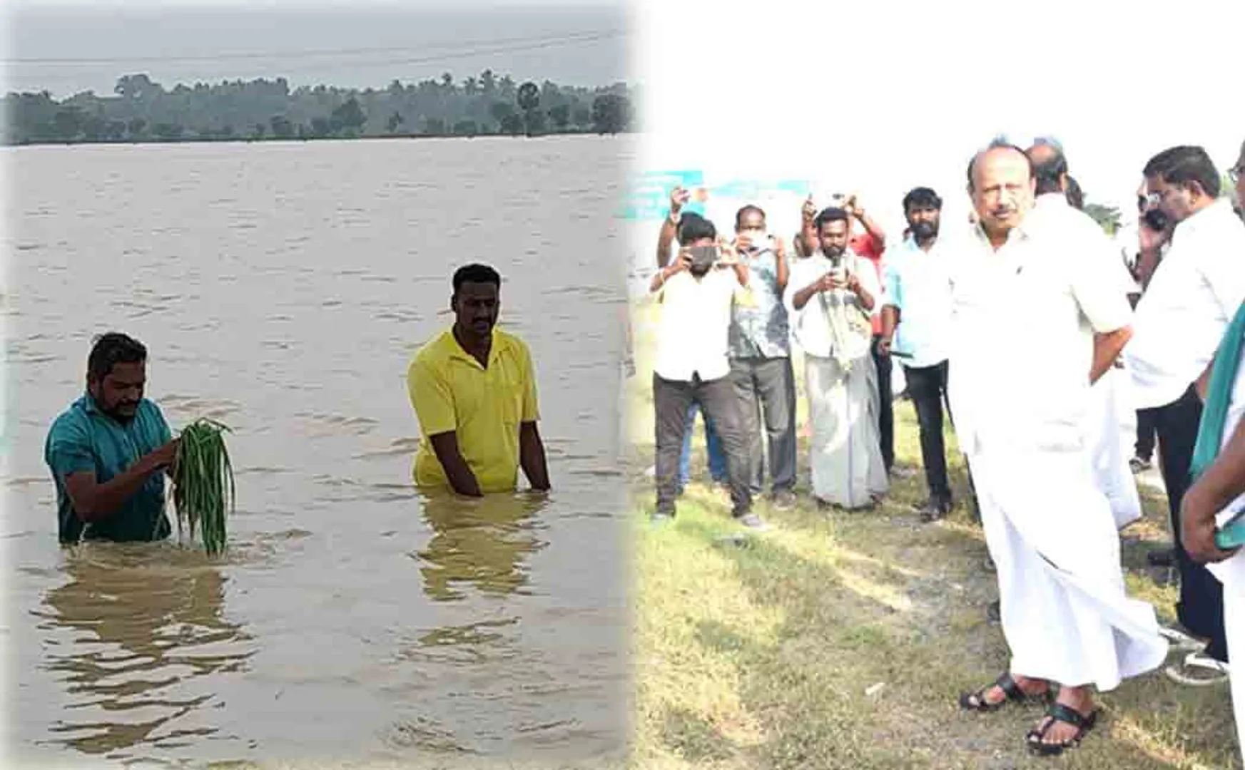 Minister MRK Panneerselvam said Action to provide relief to flood victims 