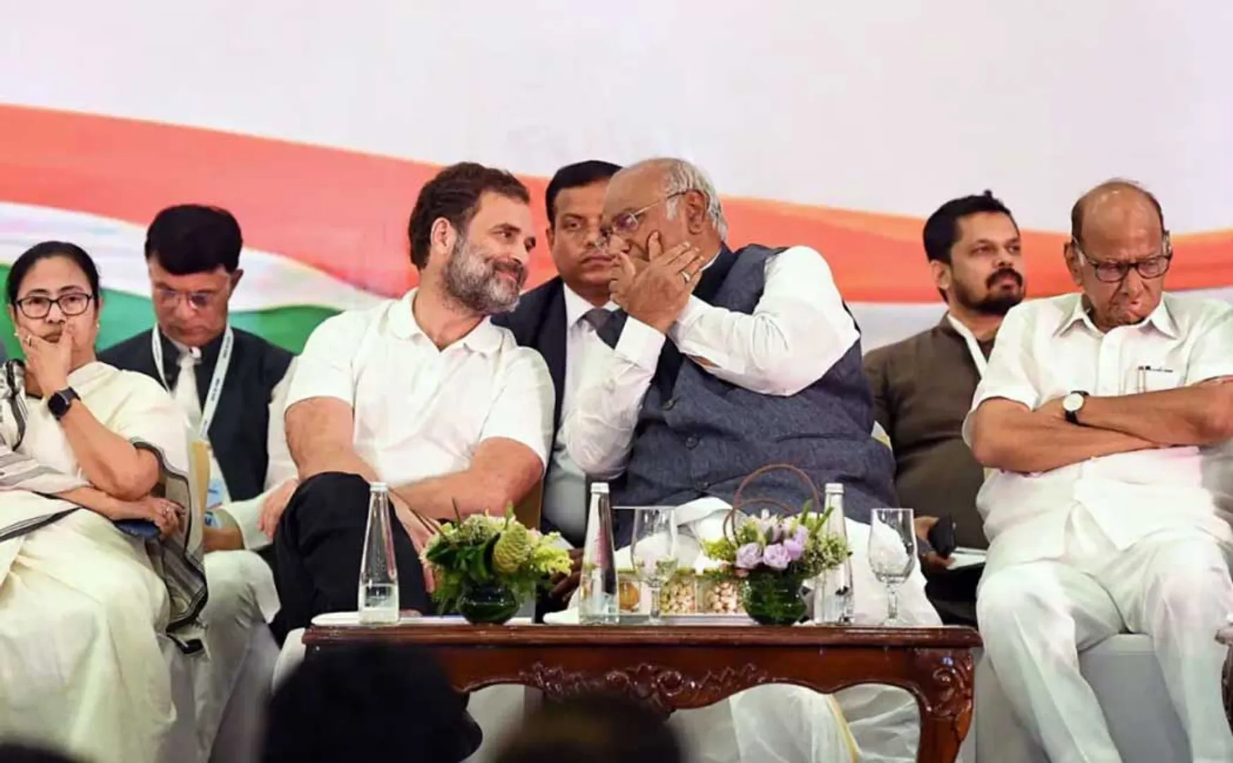 Opposing India Alliance parties at Congress took up the Adani issue