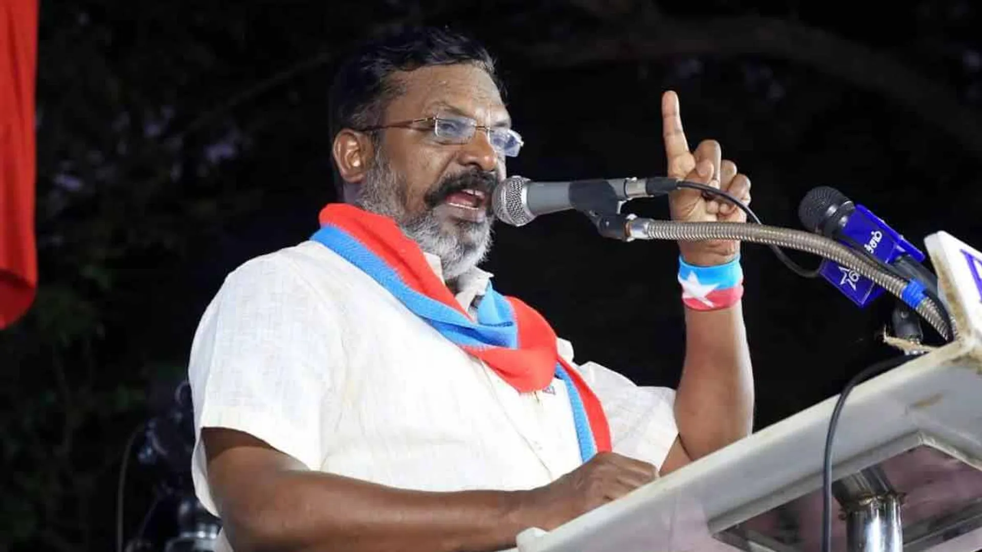 They want to destroy DMK; No matter how much disaster there is, vck will endure'-Thiruma's speech
