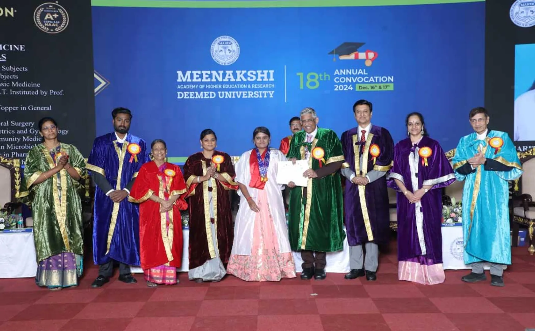 Meenakshi Institute of Higher Education and Research 18th Convocation Ceremony