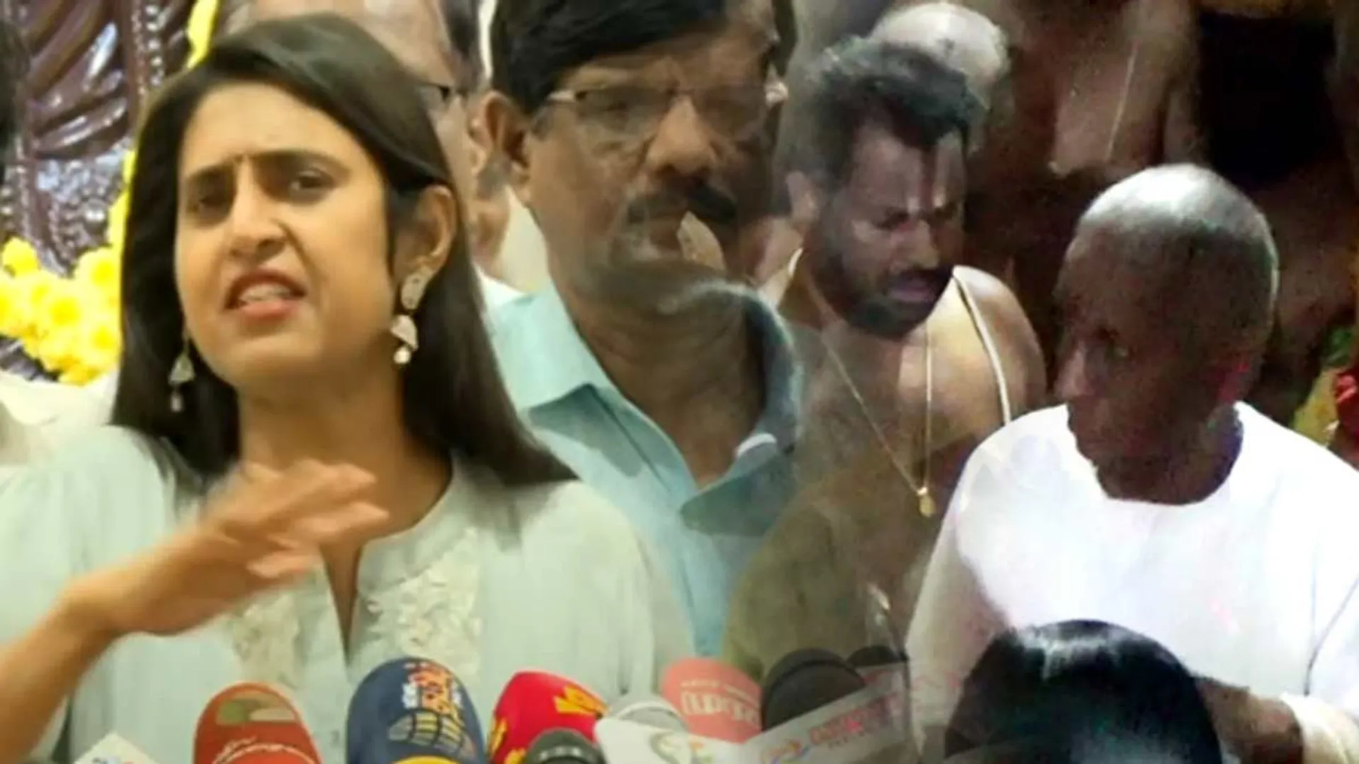 'Even if it is a king, it cannot go into the sanctum sanctorum' - Kasthuri interview