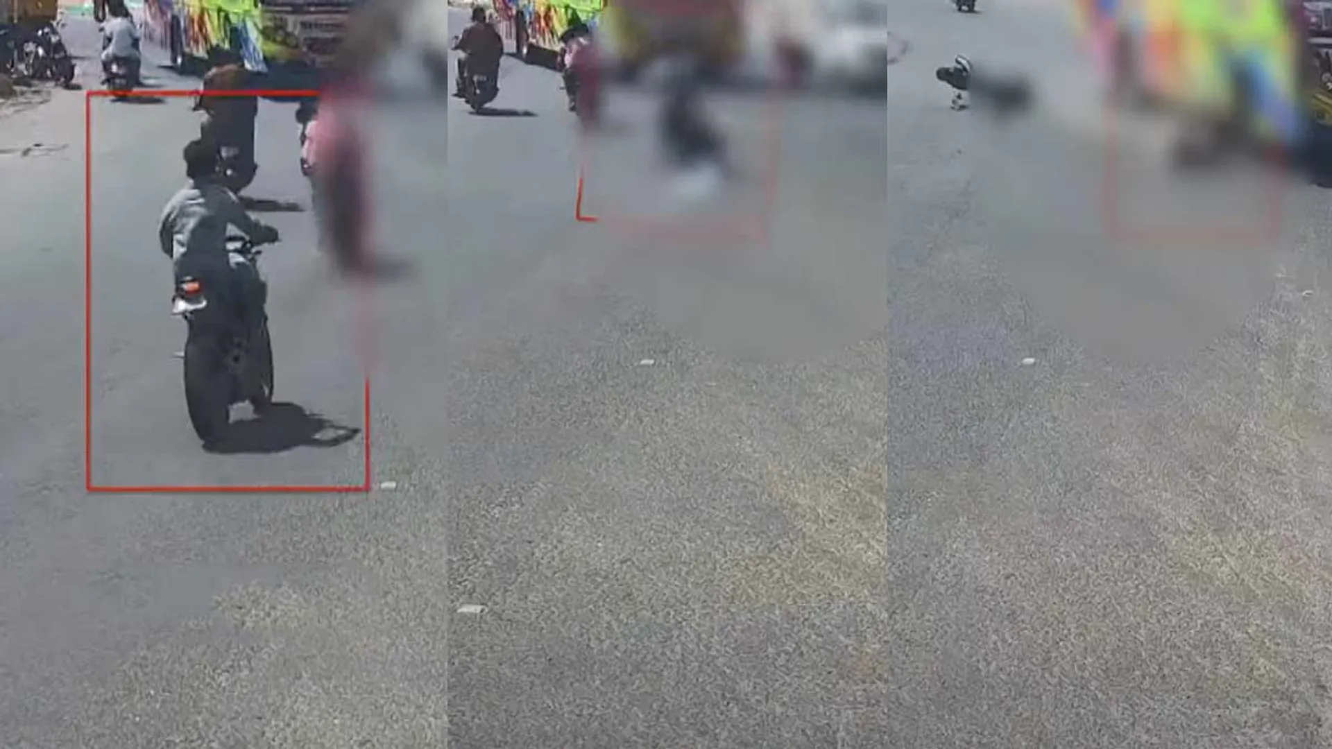 'dont Ahead of the curve'-Disturbing CCTV footage