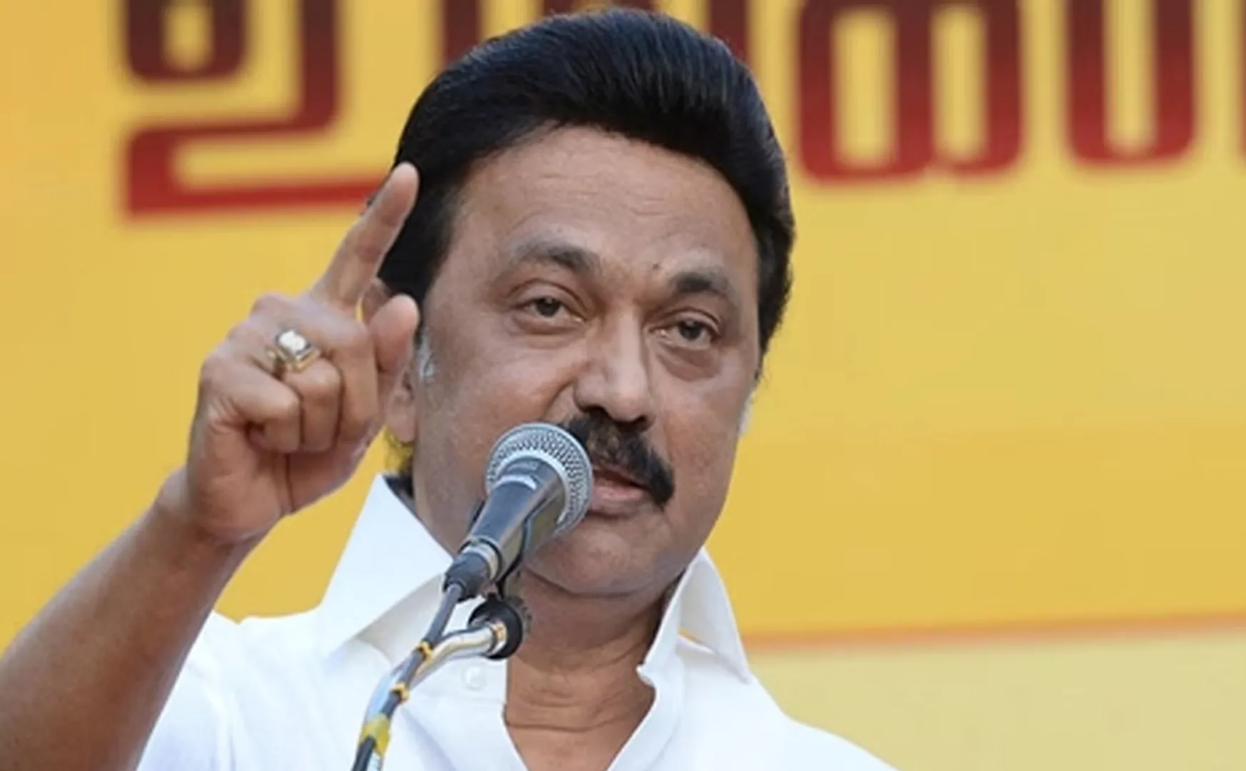  Chief Minister M.K.Stalin condemns one nation one election