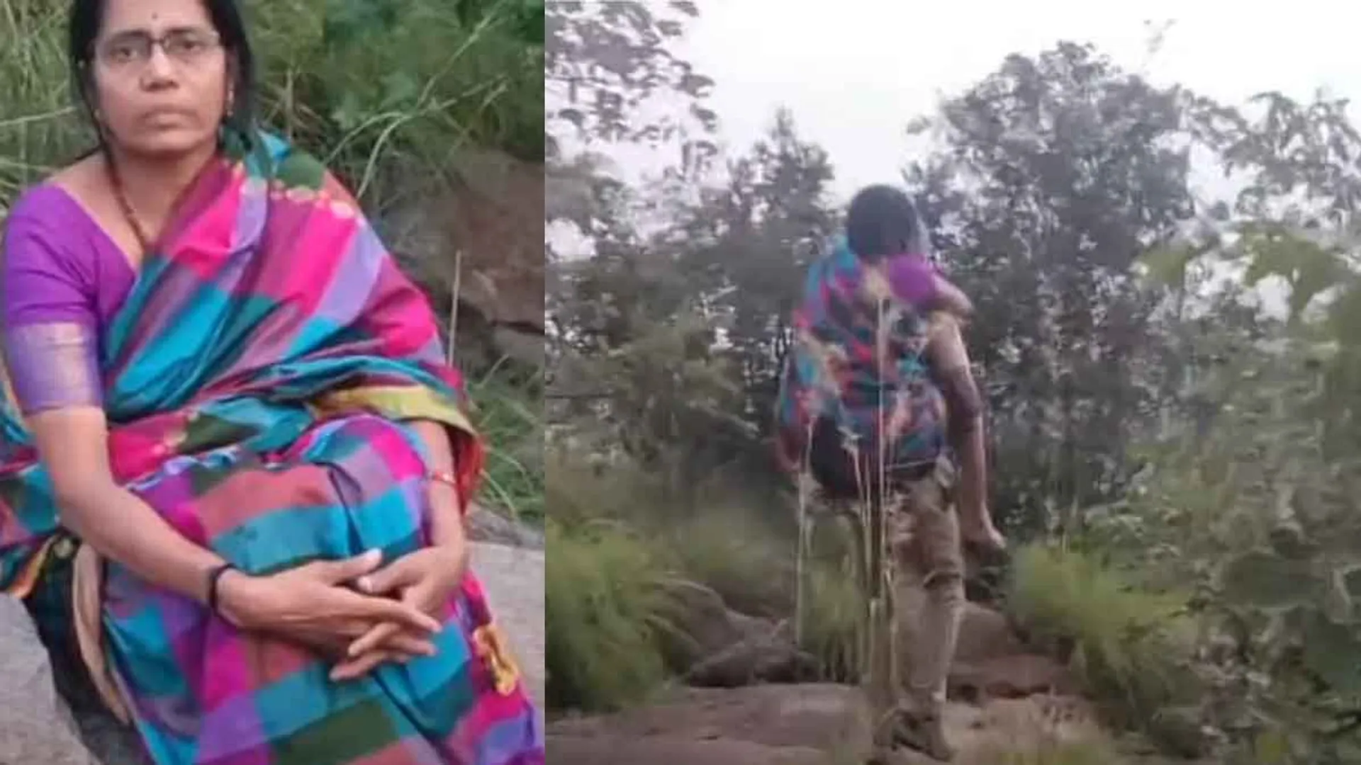 Distressed woman on Tiruvannamalai; Recovery after two days