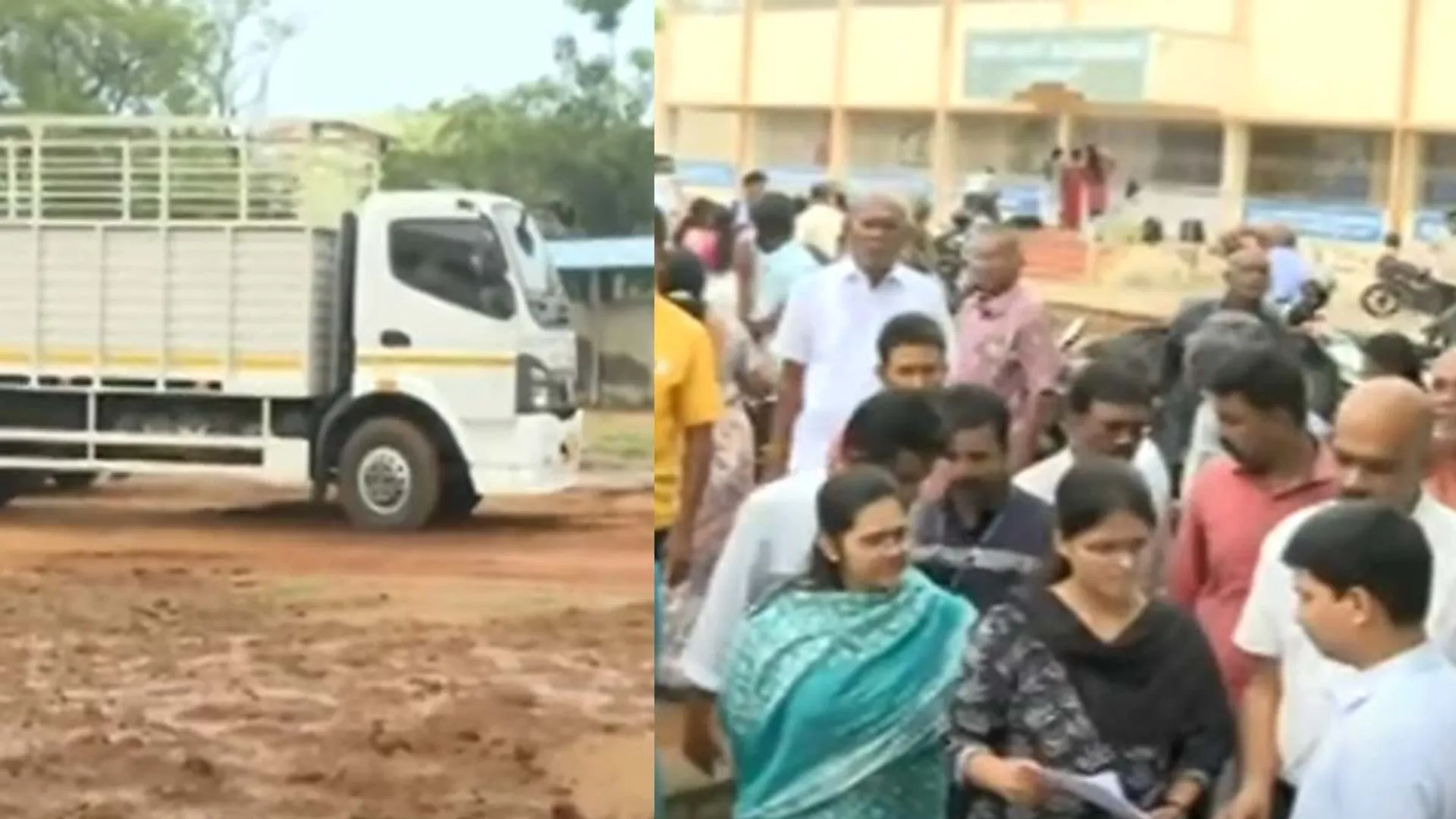  Medical waste issue; The Kerala team came to Nellai with 16 trucks