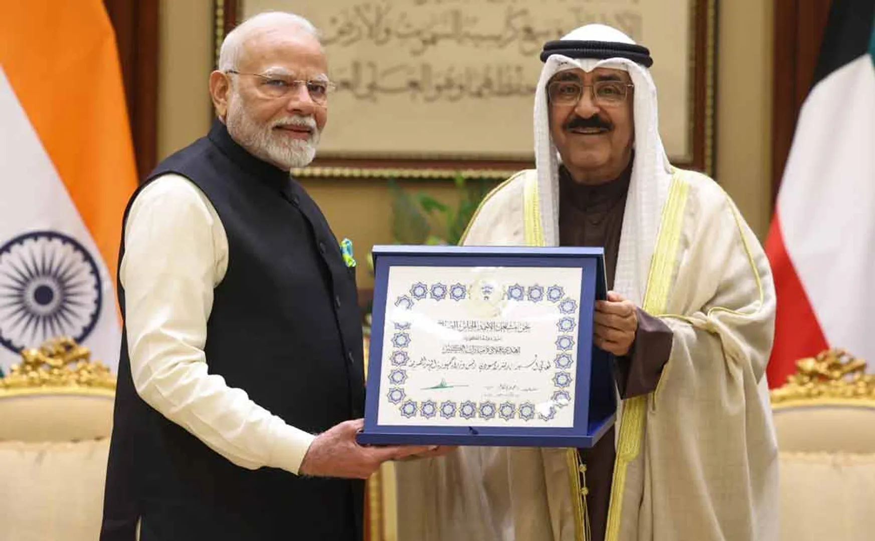 Kuwait highest award for Prime Minister Modi