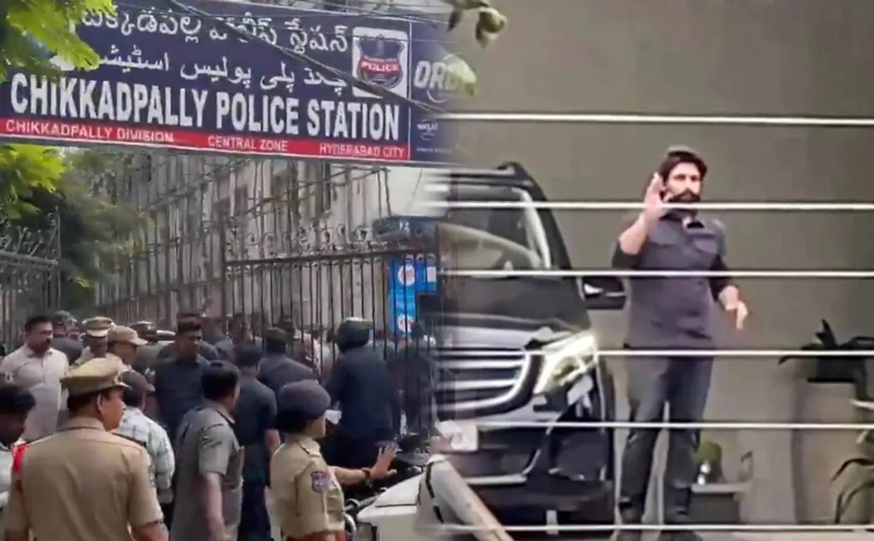 Allu Arjun appeared at the police station
