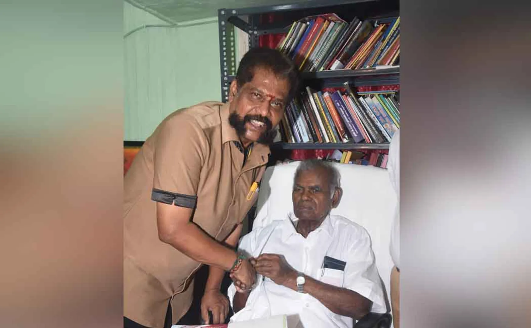  Comrade Nallakannu's 100th birthday; Nakkheeran  family to wish them