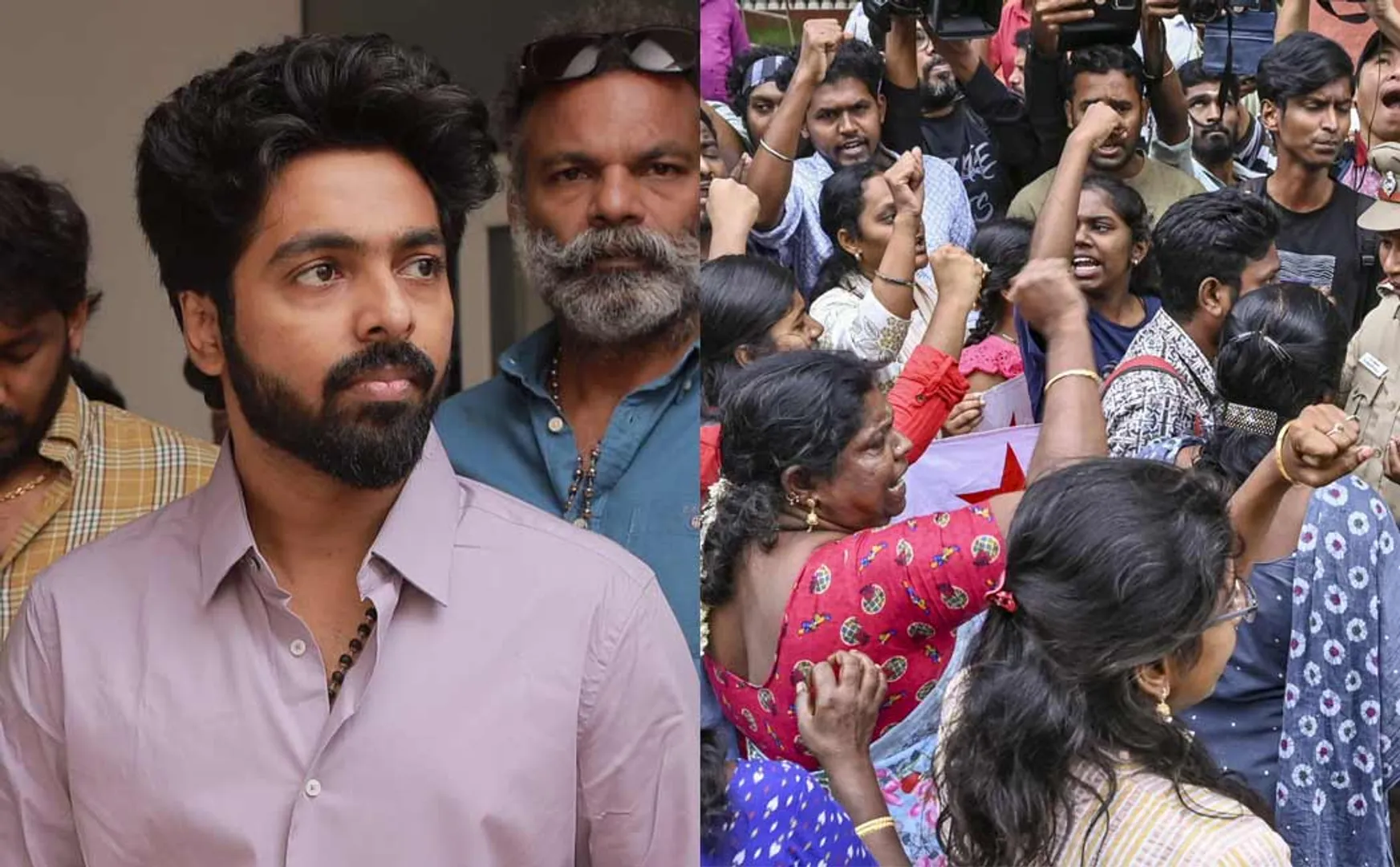 gv prakash about annamalai university student issue