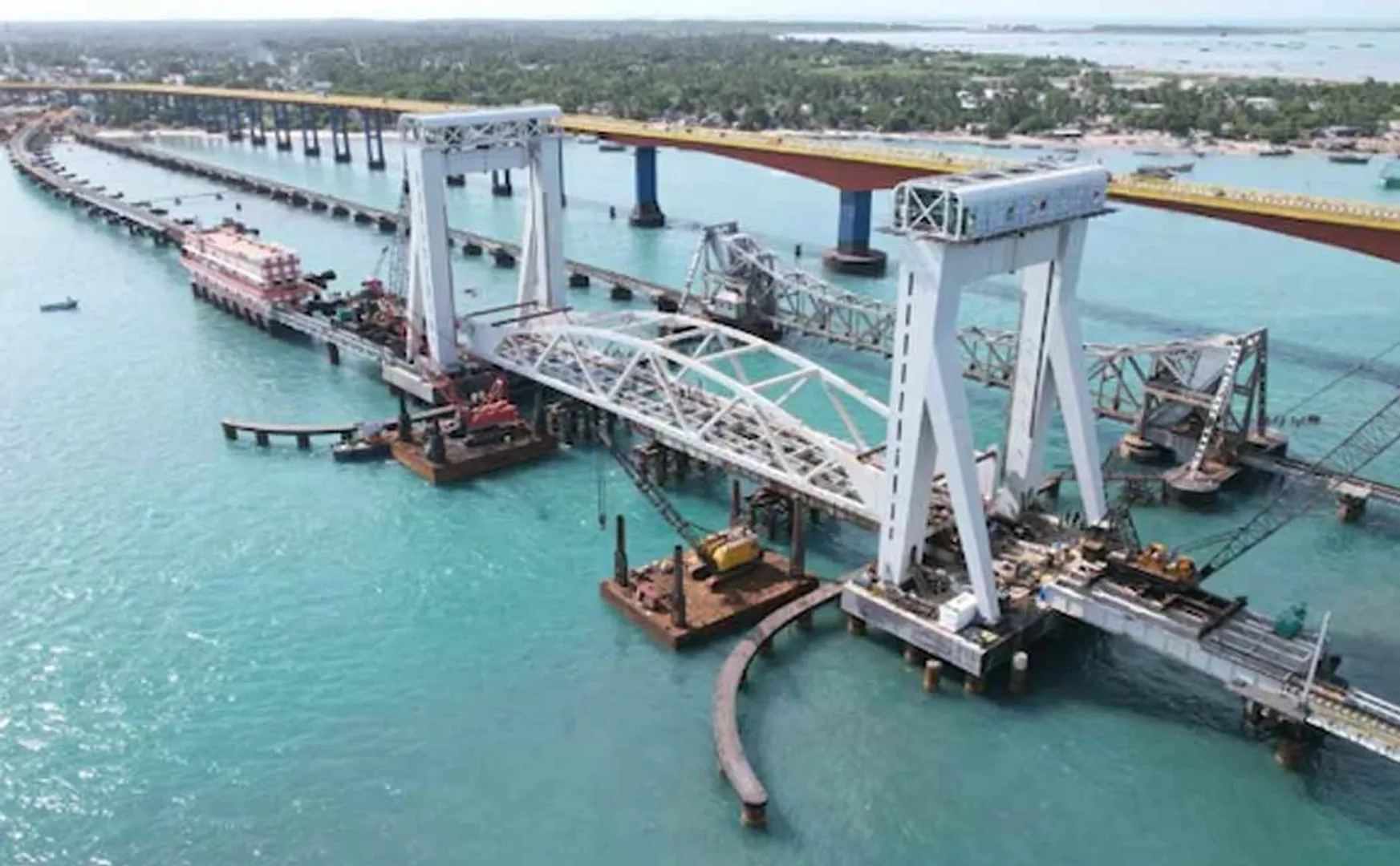Southern Railway Information on Pampan New Rail Bridge