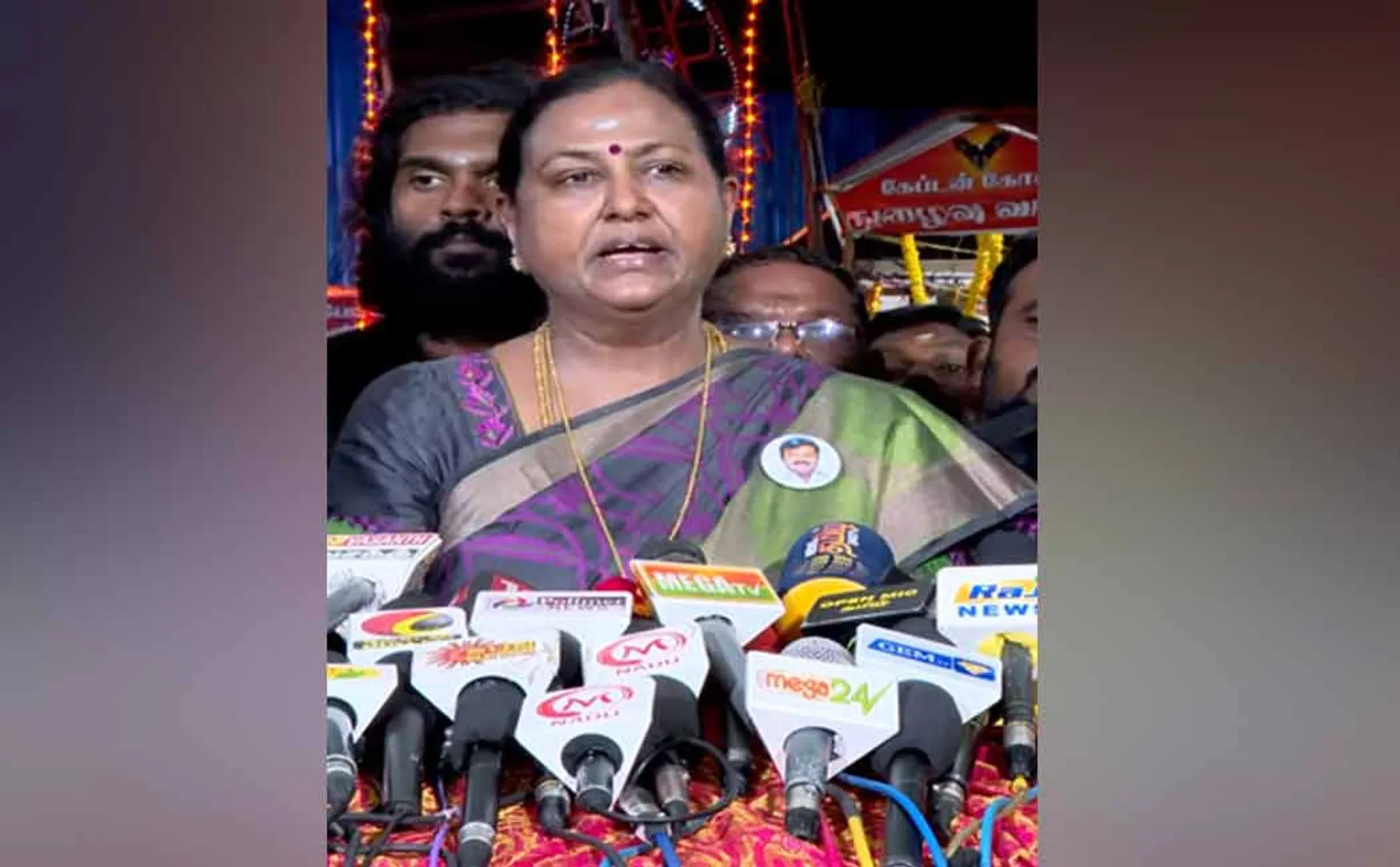 Premalatha Vijayakanth spoke fervently about Vijaykanth memorial
