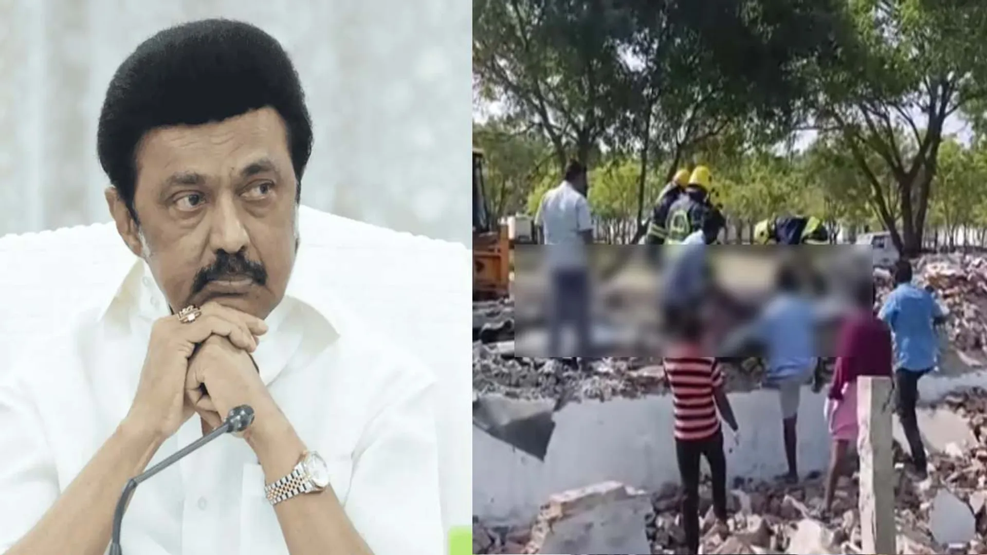 Firecrackers accident- Tamil Nadu Chief Minister announces relief