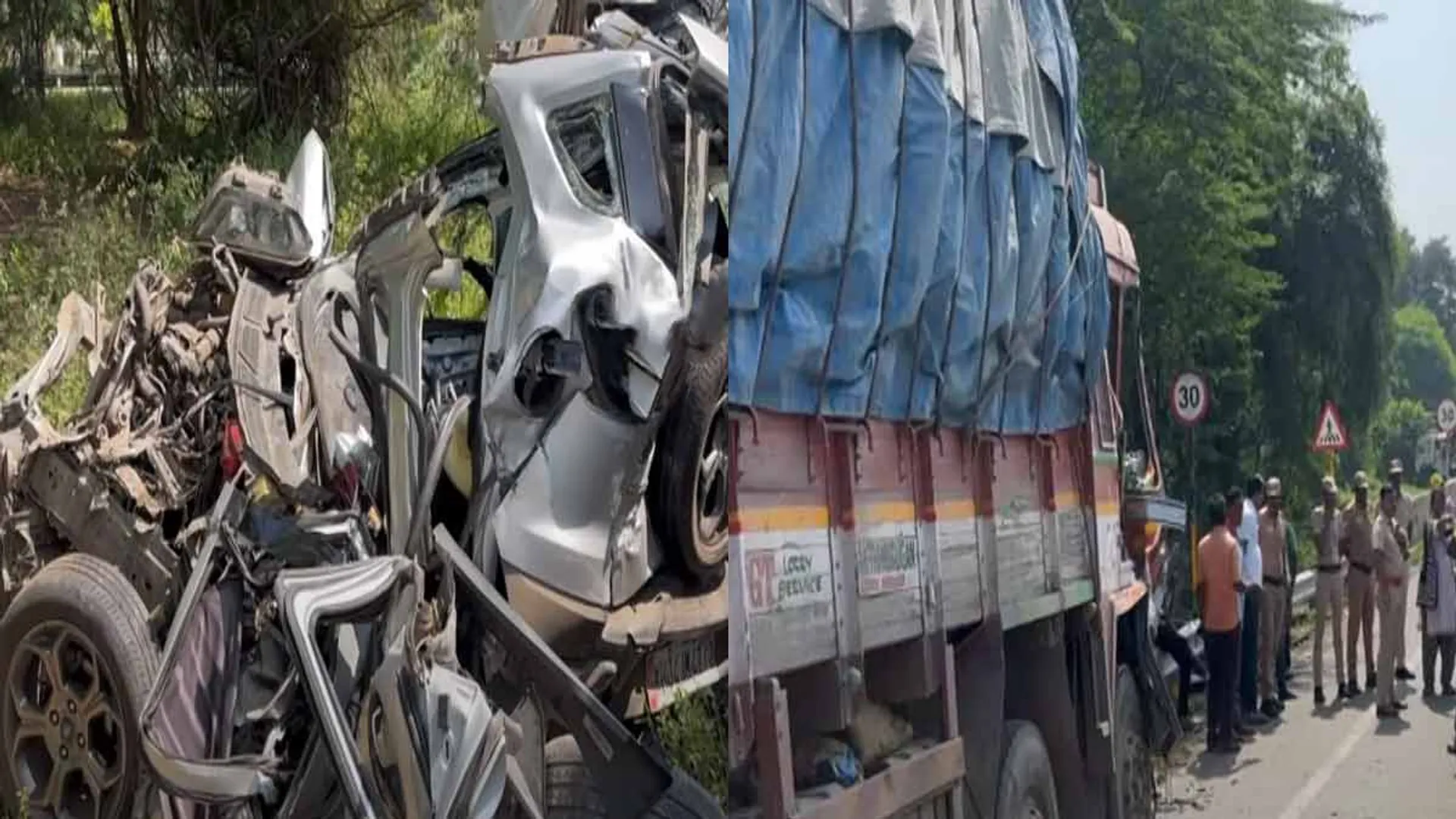 Horrible accident near Toppur