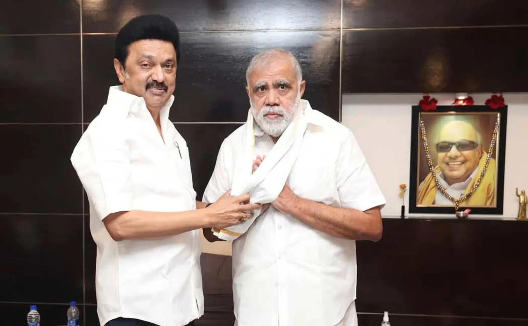  Minister I. Periyasamy received birthday greetings from the CM 