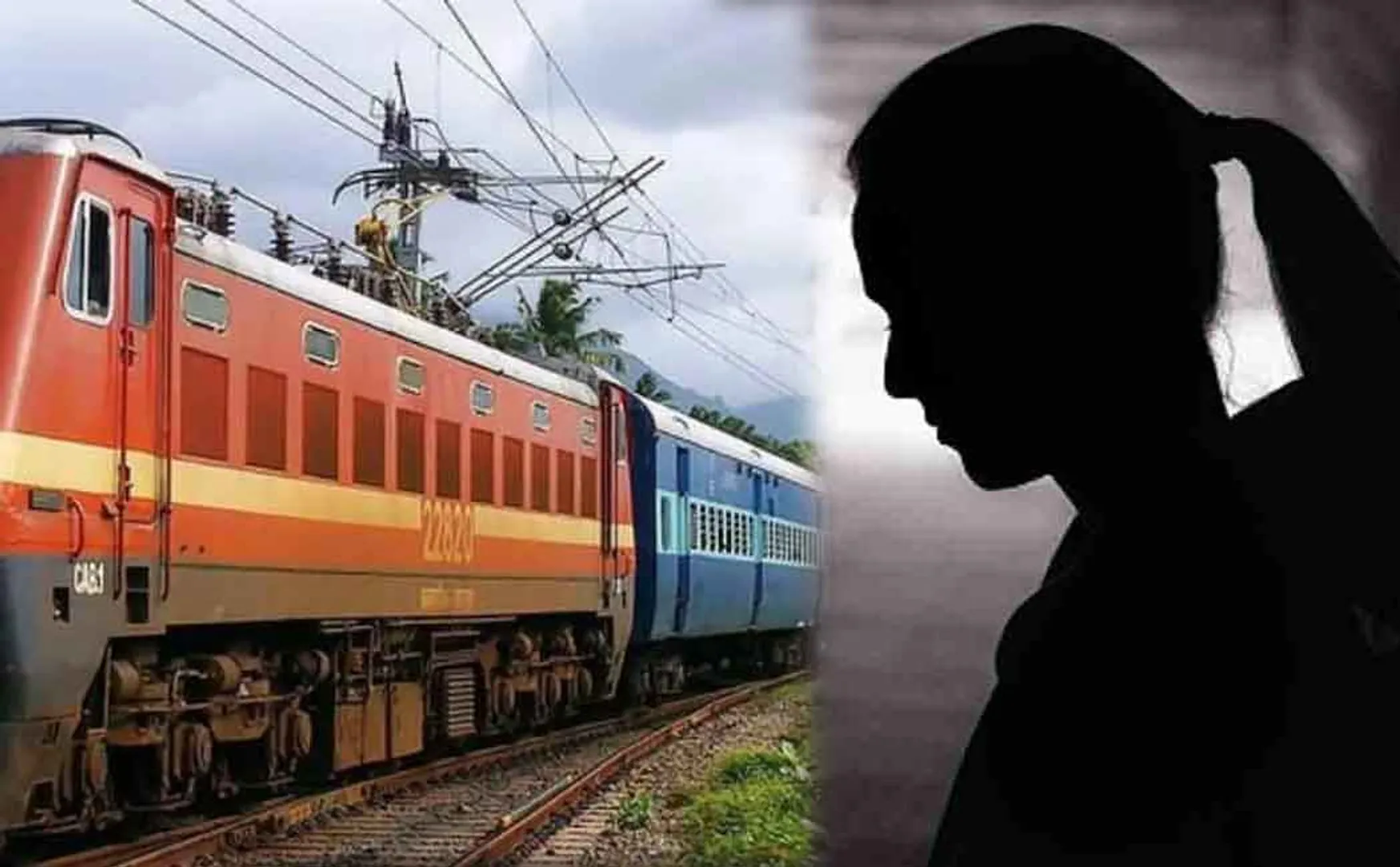 Ticket checker misbehave with women on moving train