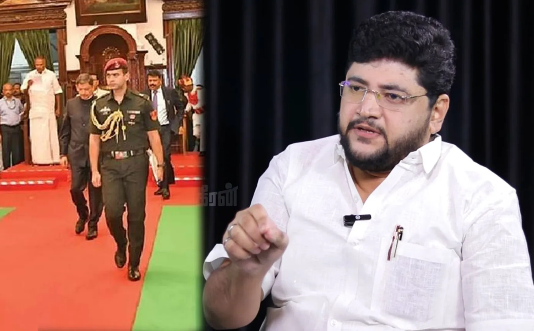 S.R.S. Ibrahim spoke about the Governor's walkout in the Legislative Assembly meeting