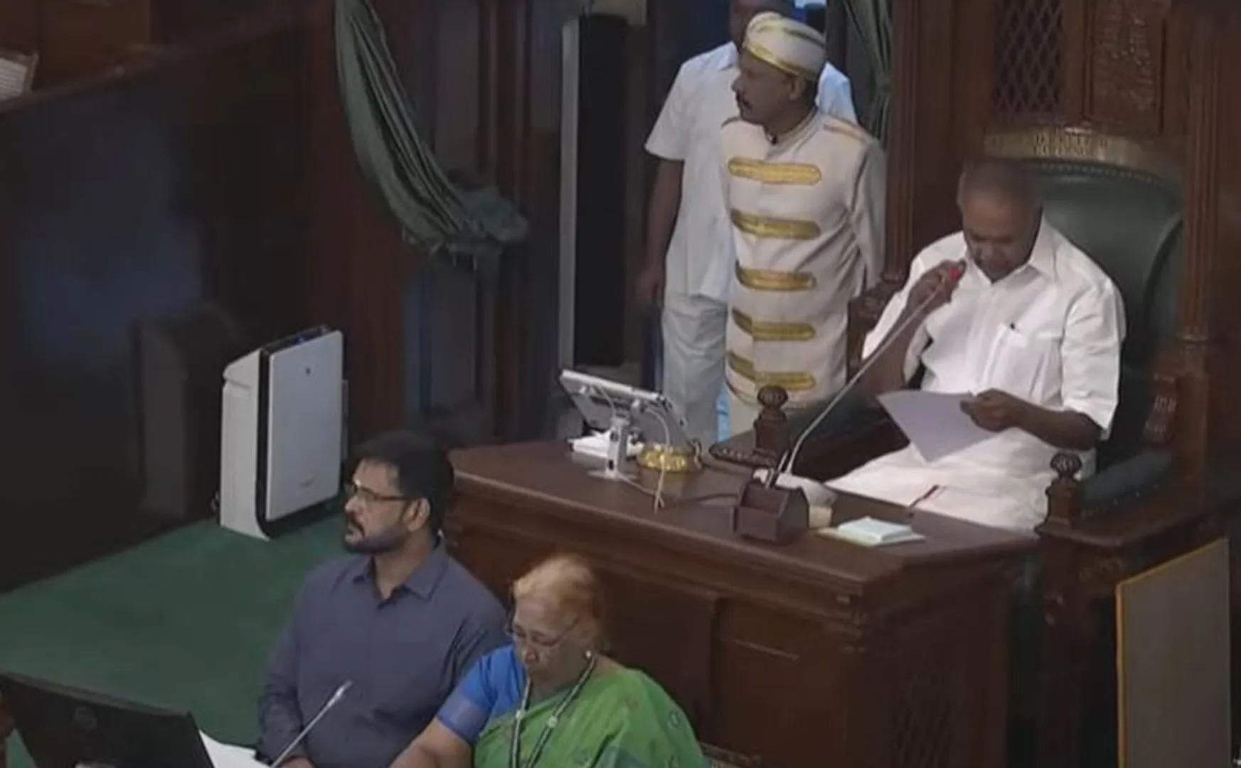  Opposition Leader EPS absent from the House at 3rd day of the session