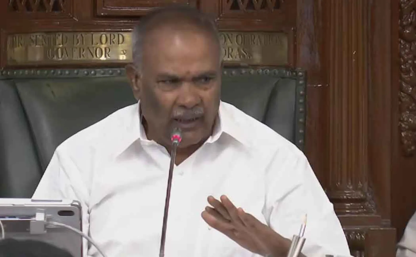 Speaker's explained Why not allow the governor's speech to be live on the dd tamil