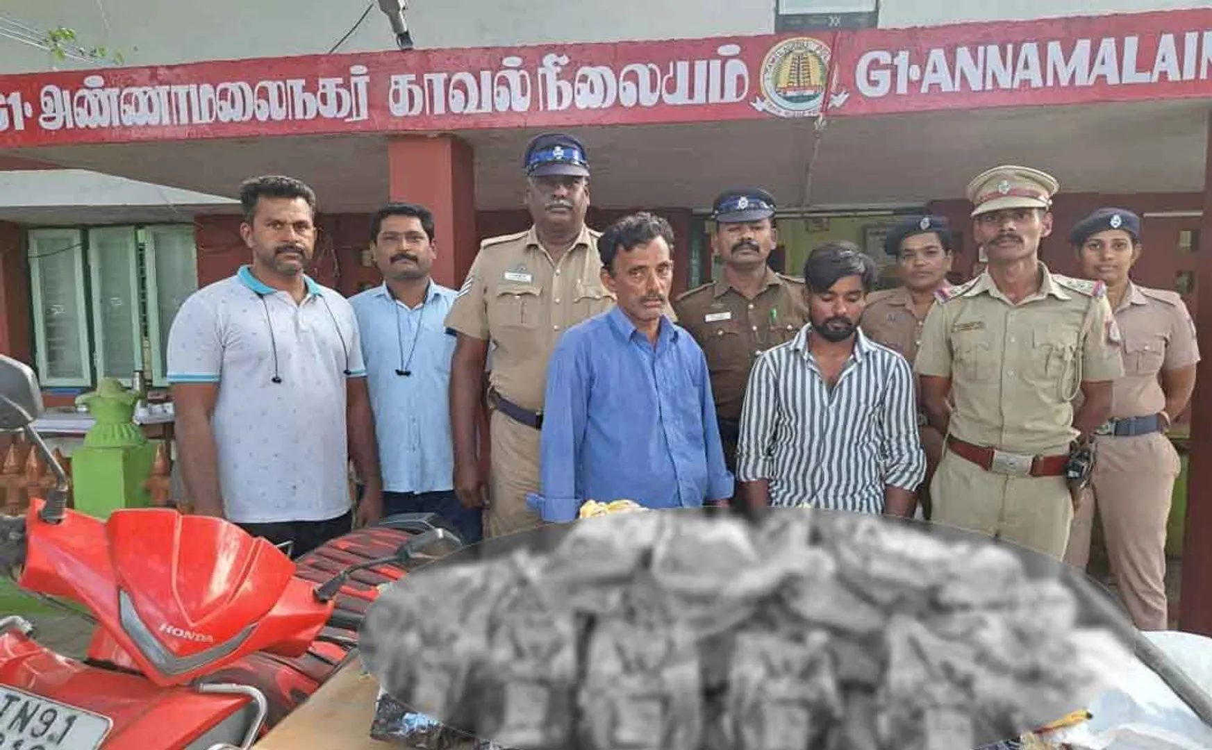 Cuddalore dt Chidambaram Annamalai Nagar police action 