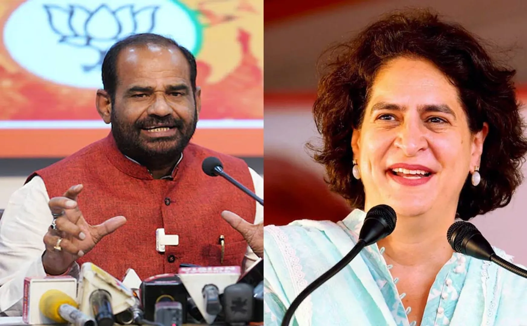 Priyanka Gandhi responded sarcastically on BJP MP's Controversial Comment on cheek