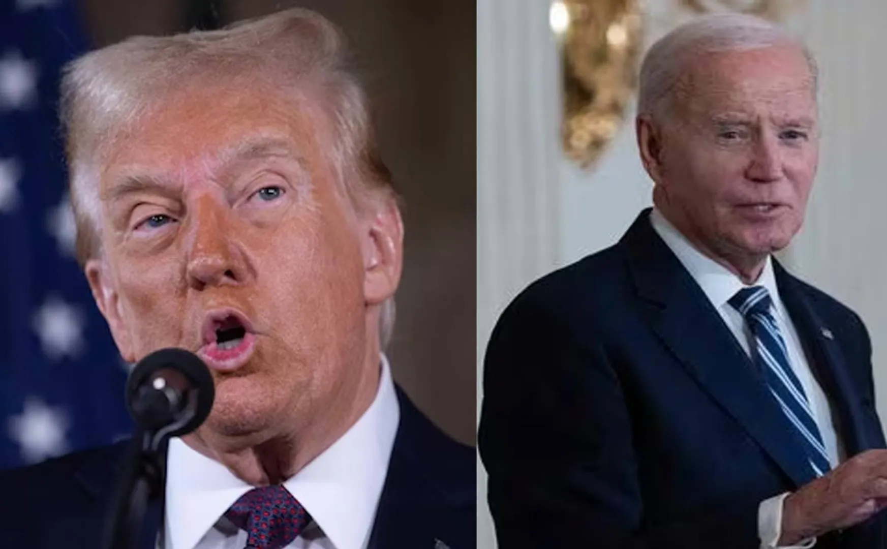  US President Joe Biden about donald trump