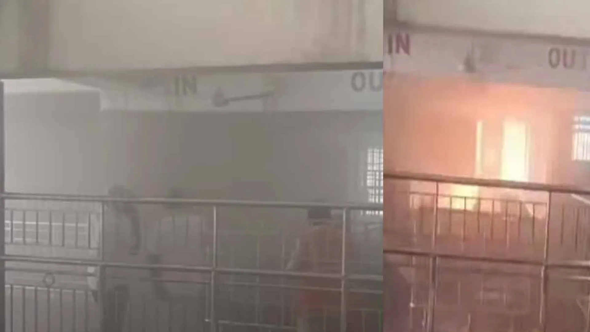 Laddu counter caught fire- Tirupati stir again
