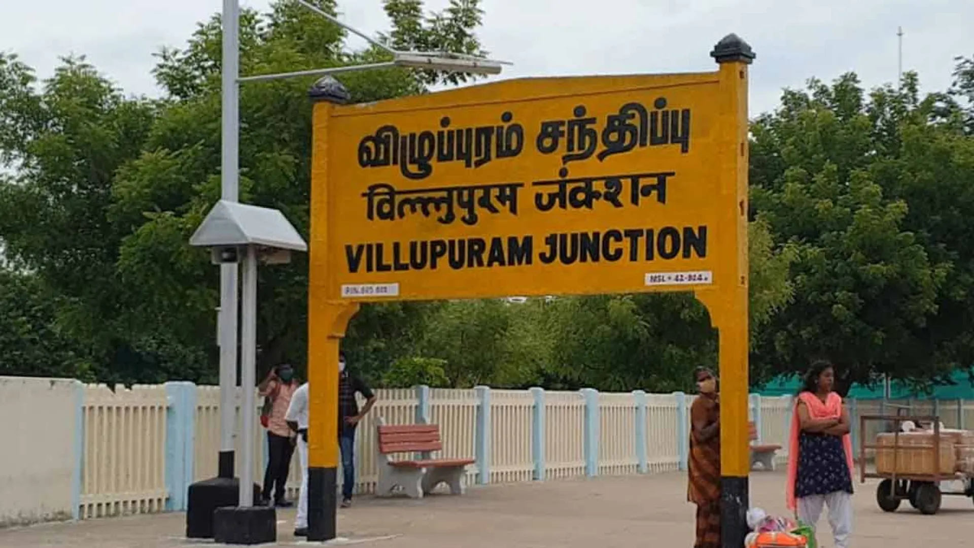 Train derailment accident - excitement in Villupuram