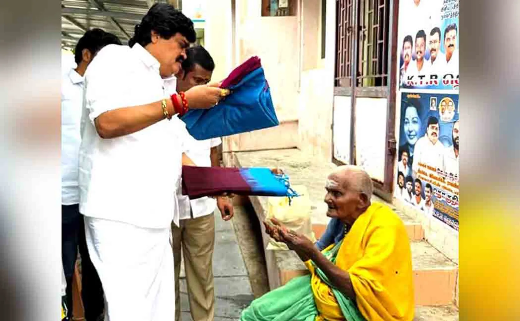 Rajendra Balaji extended a helping hand people