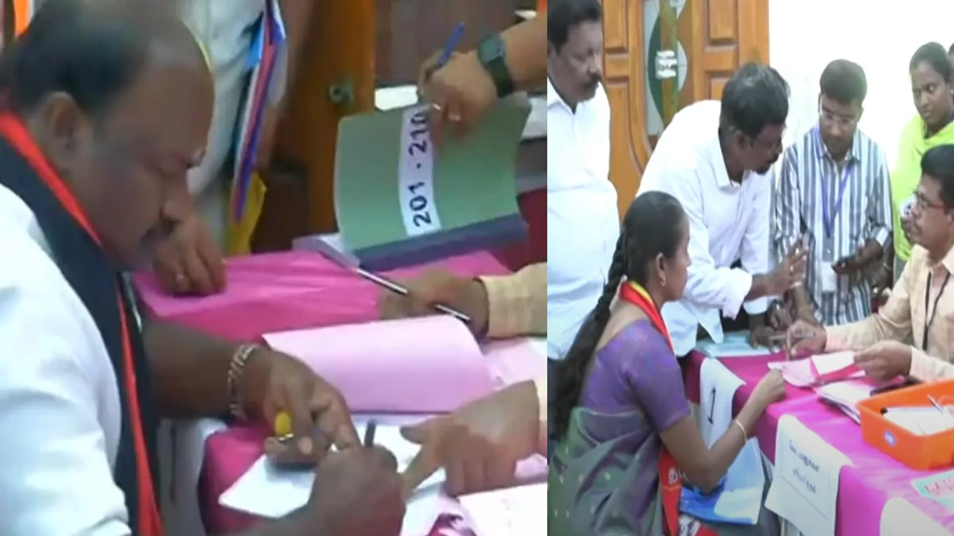 by-election; DMK, Naam Tamilar ​​filed nominations