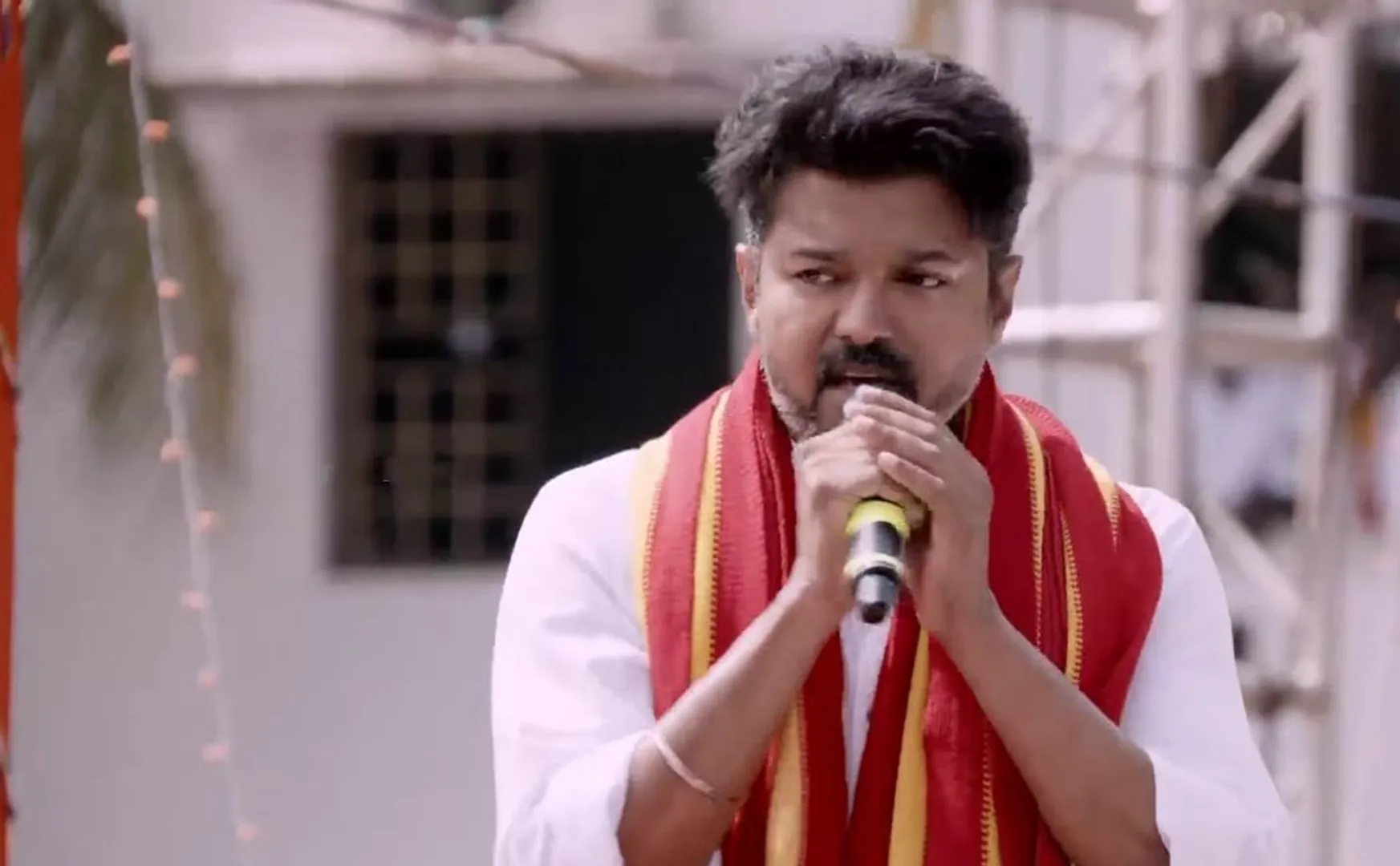 vijay speech infront of parandur people