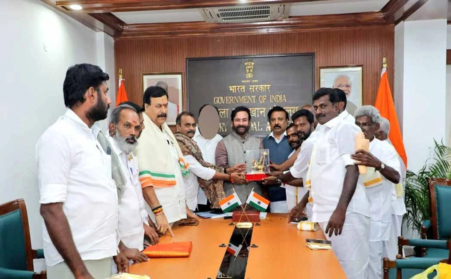 Tungsten Mining Affair strugglers meeting with the Union Minister