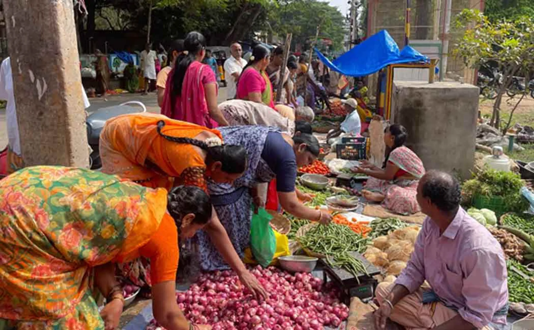 Vegetable vendors suffer as Anna Daily Market is closed!