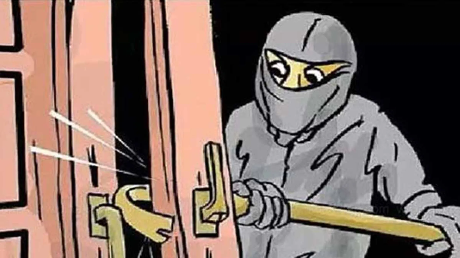 Locked and robbed the room where he was sleeping; Police investigation
