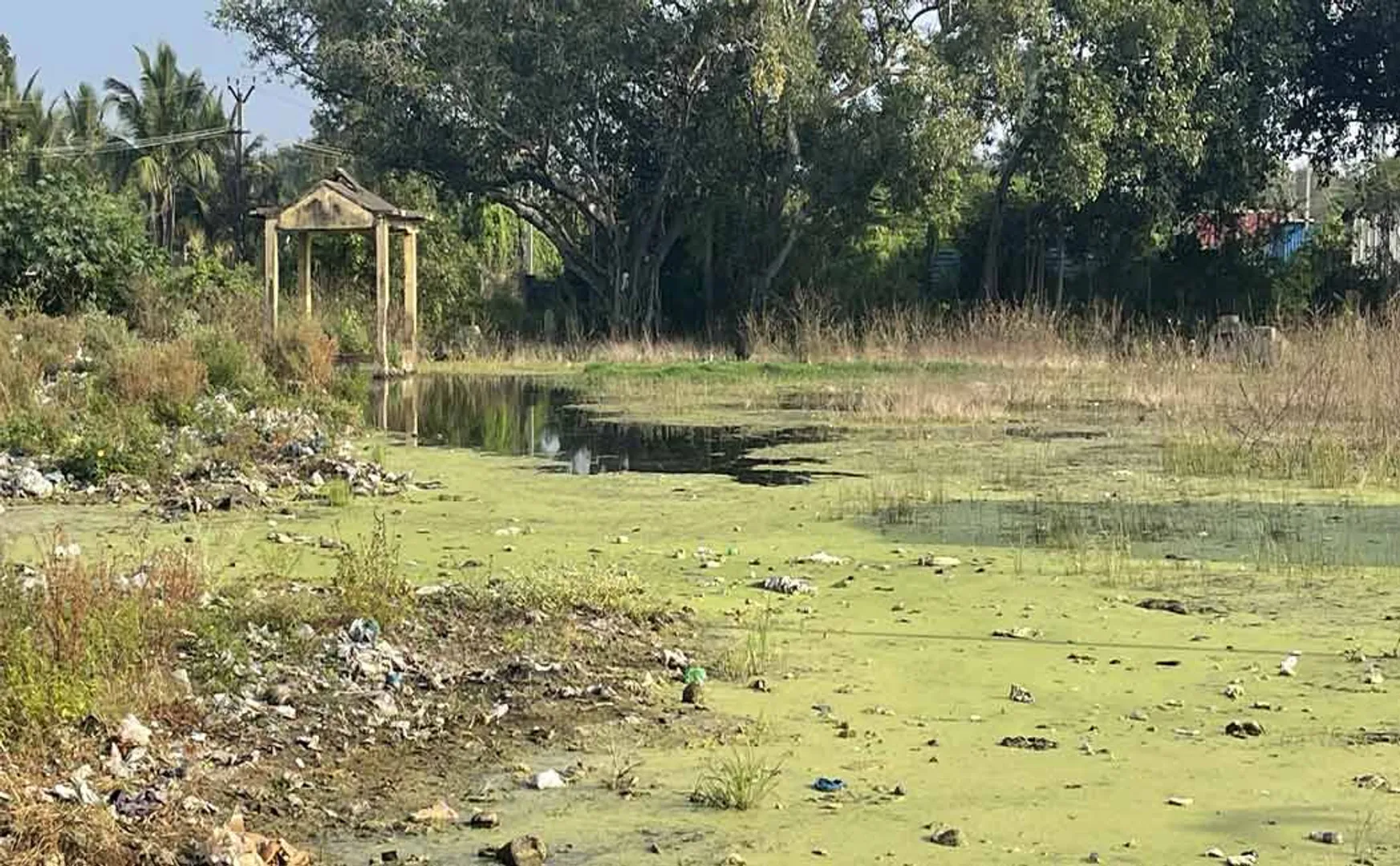The public cemetery is in a state of disarray making it impossible to bury the corpse
