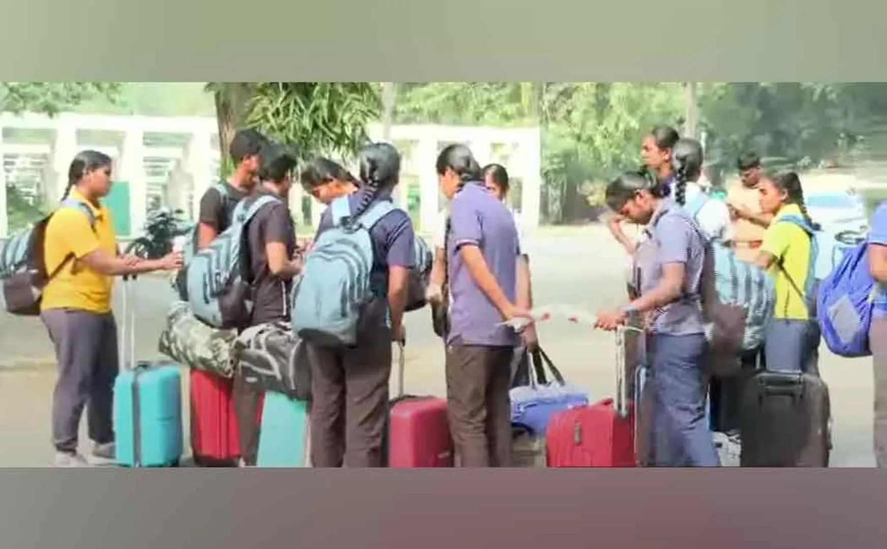 Kabaddi players who went to Punjab returned to Chennai