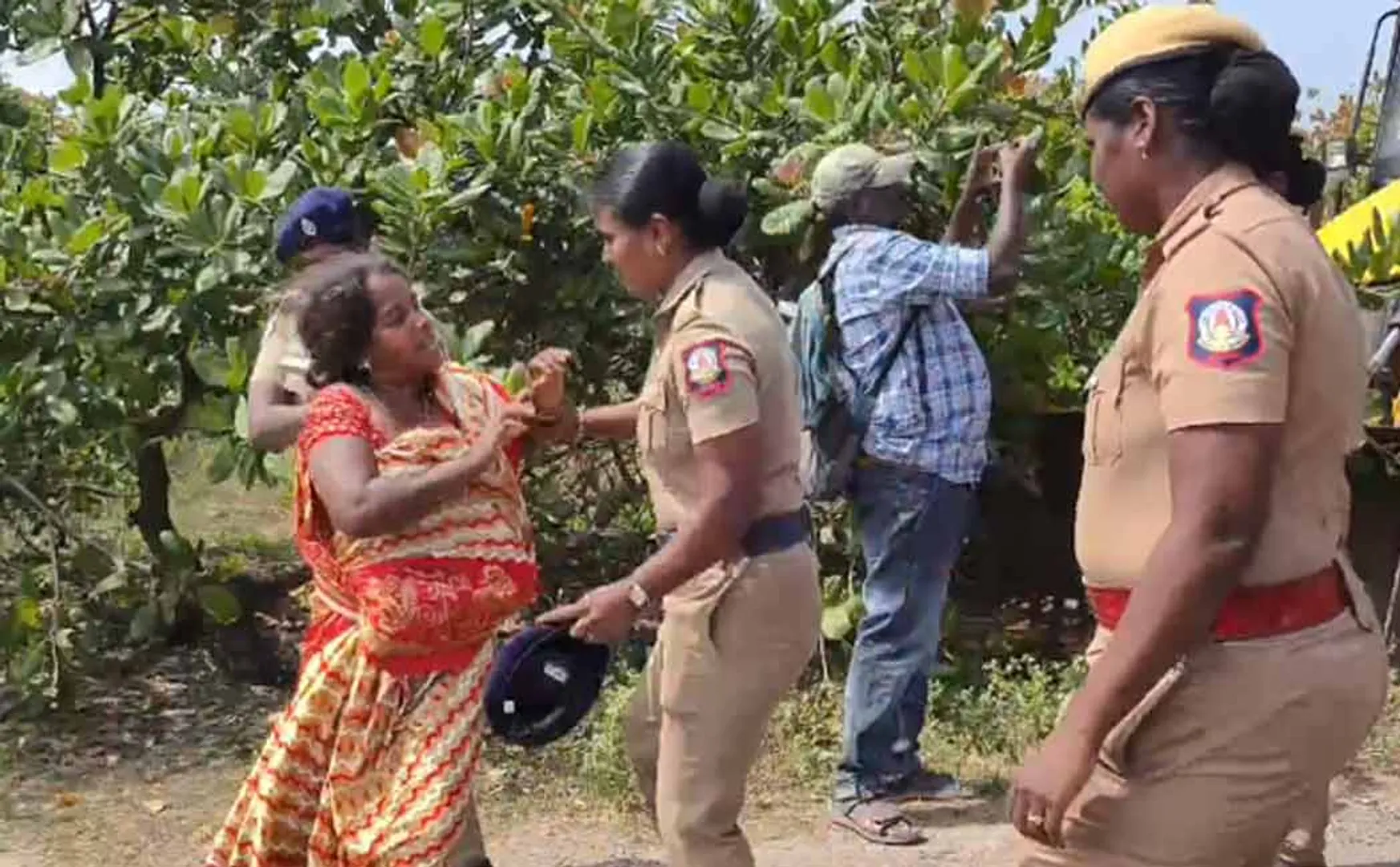 Officials arrested people and removed encroachments
