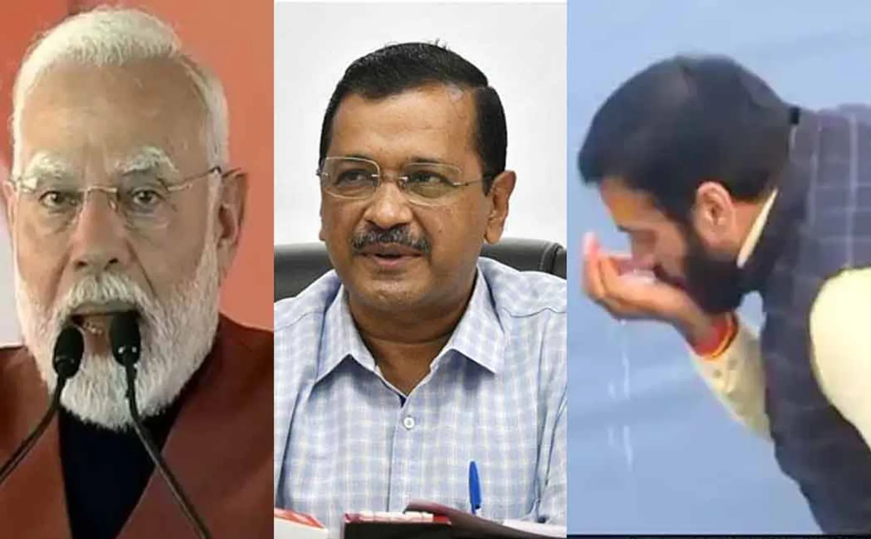 Kejriwal faces strong opposition for alleged about Yamuna river at delhi election