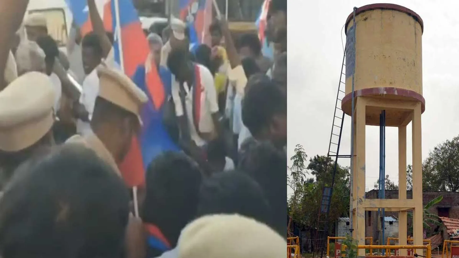 The vengaivayal issue; Protesters arrested