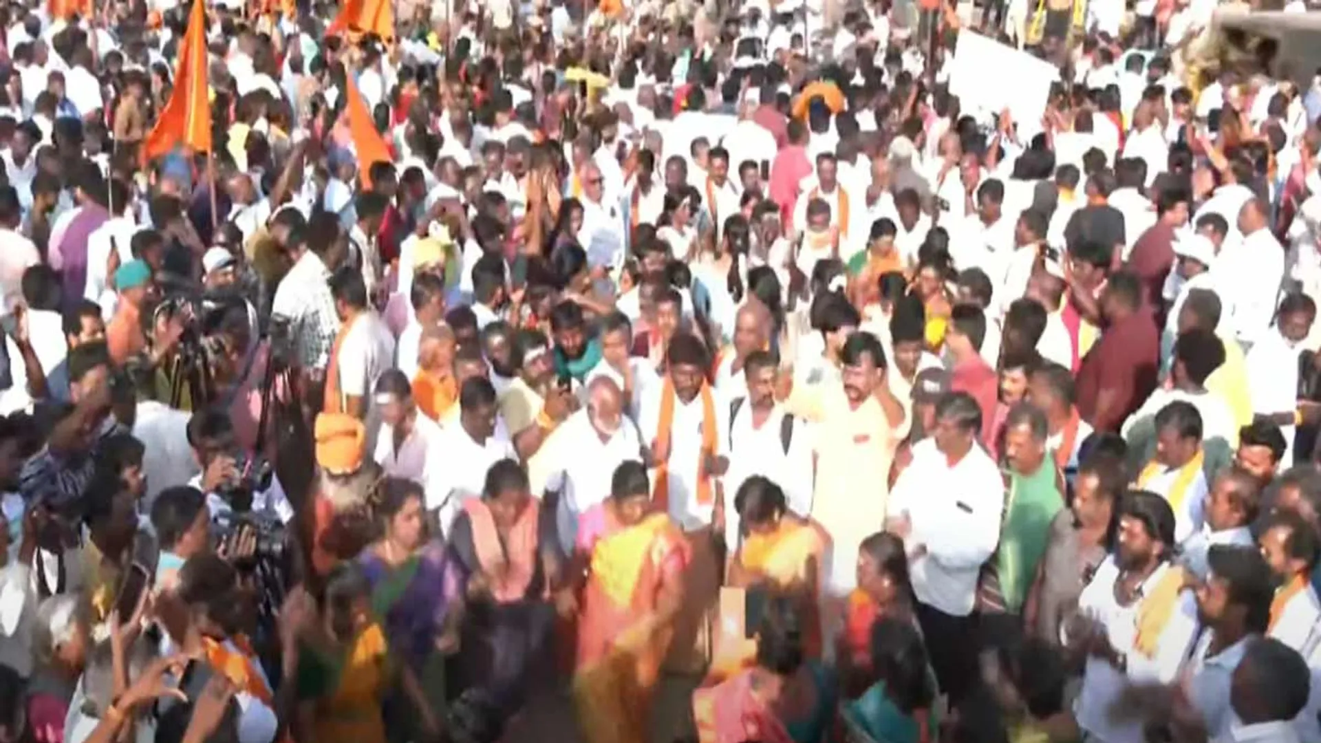  Hindu organization-police gathering at Palaganantham
