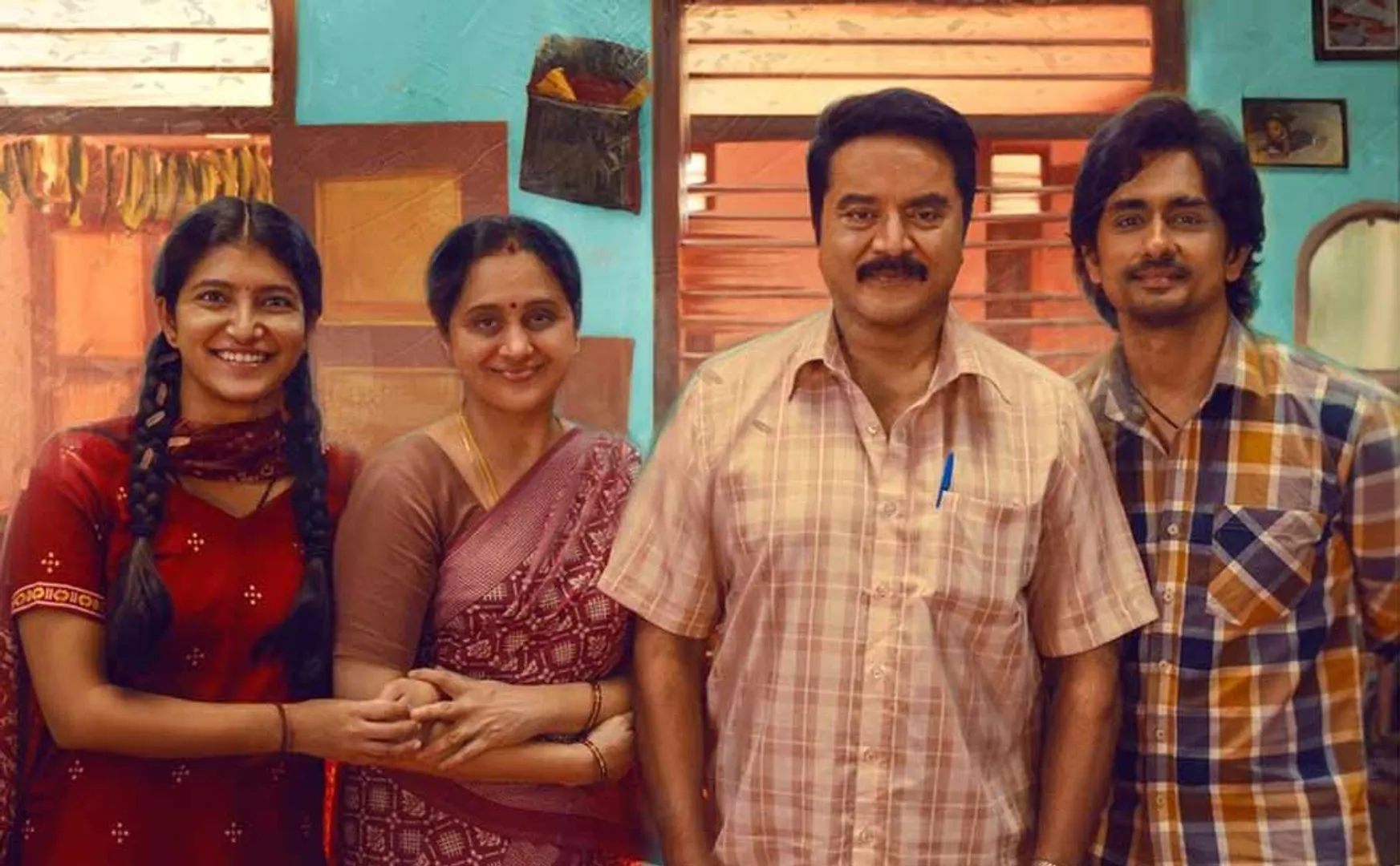 siddharth 40 as titled 3bhk teaser released