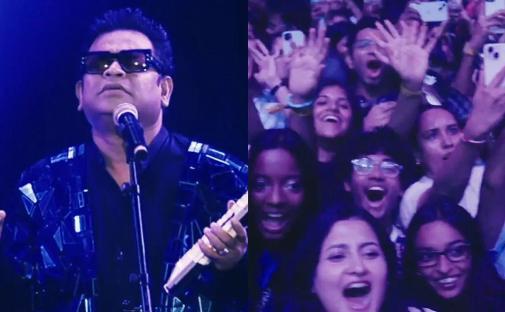ar rahman at ed sheeran chennai concert