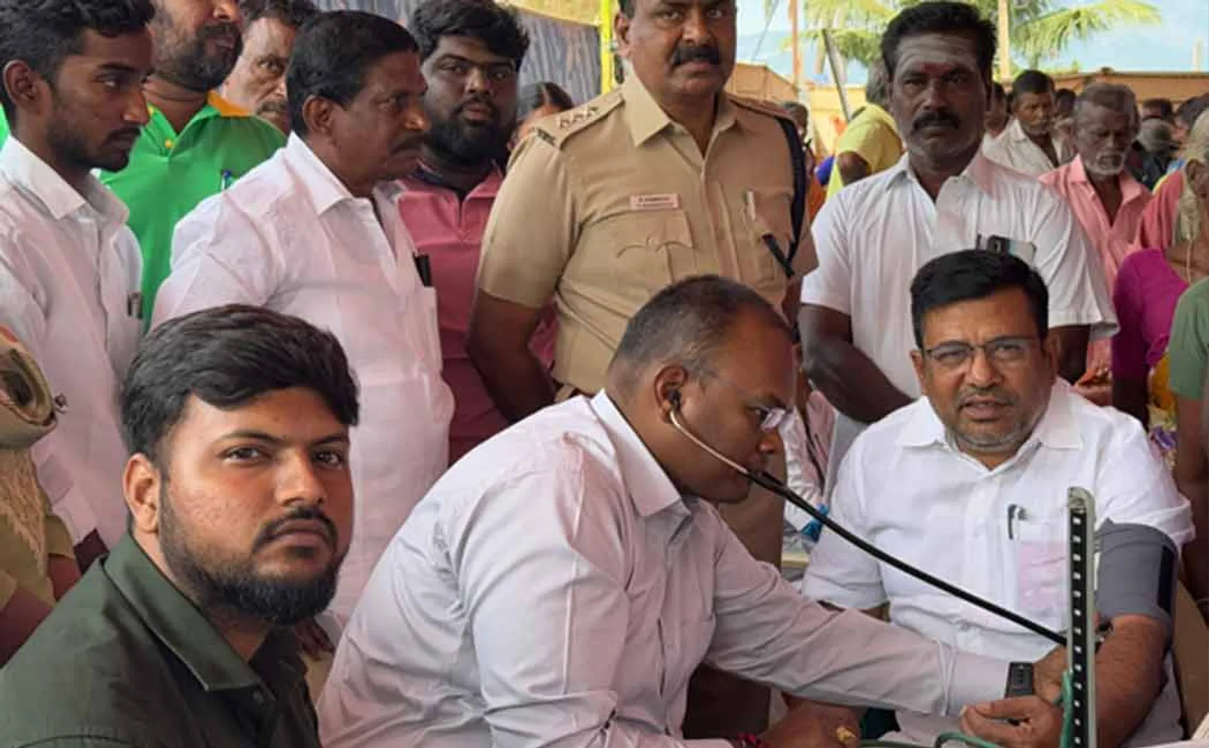 Free medical camp at Temple on the occasion of Thaipusam 