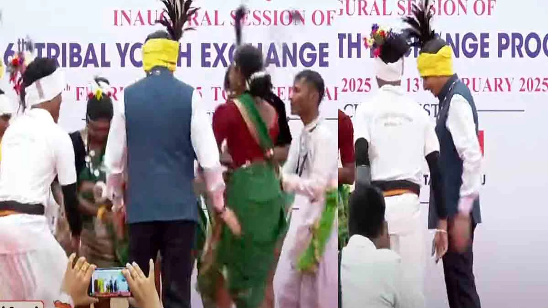 The Governor of Tamil Nadu showed his enthusiasm by dancing