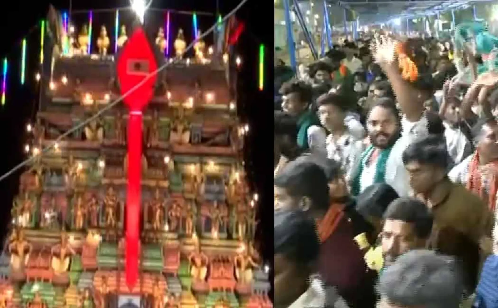 Thaipusam festival in Murugan temples Darshan of many devotees