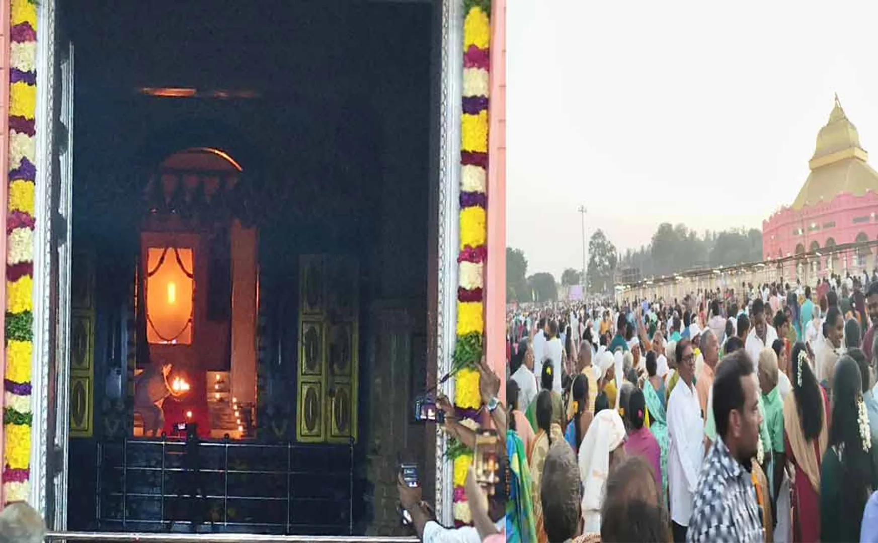 154th Jyoti Darshan at Vadalur Sathya Gnana Sabha