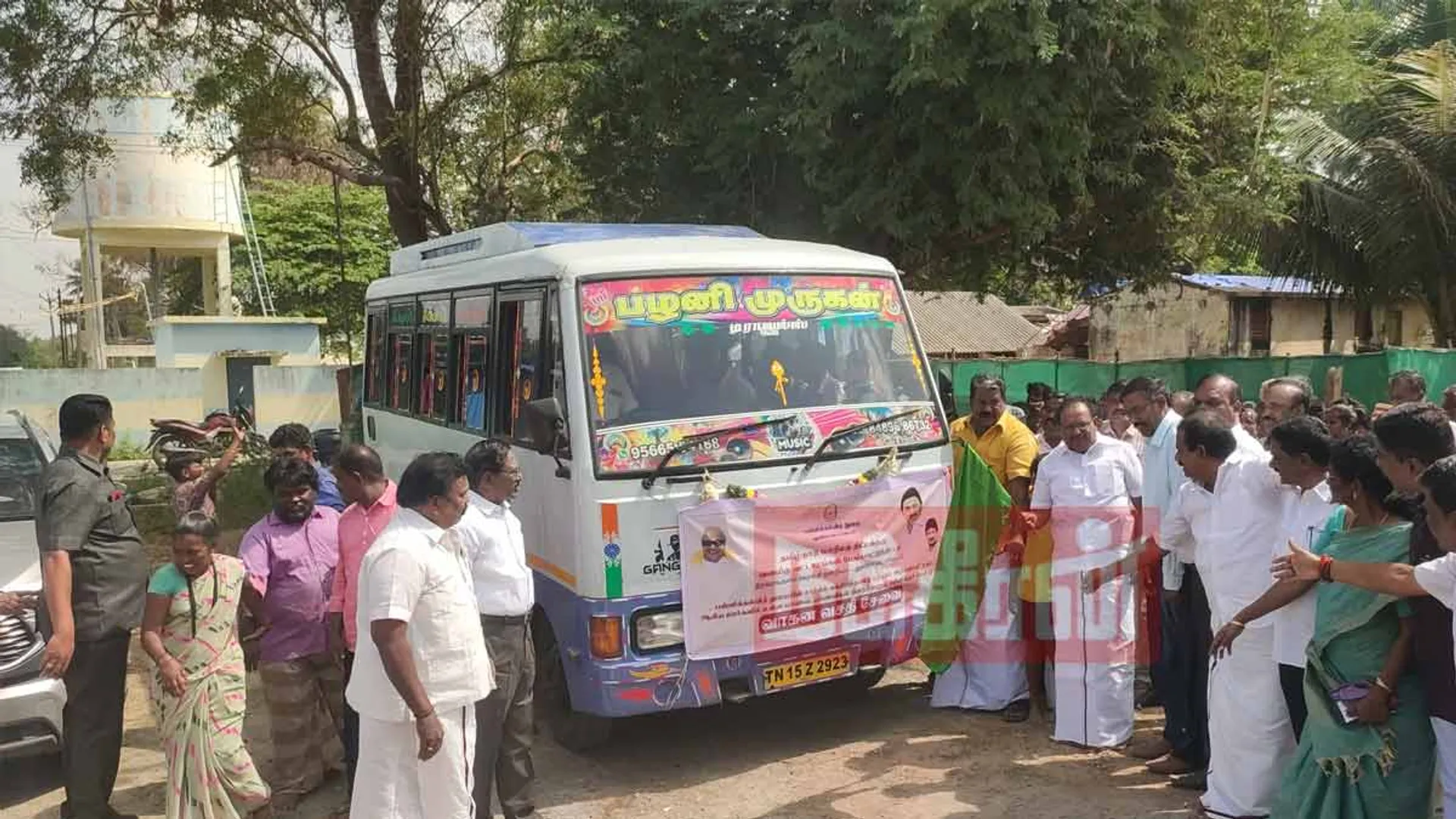 Minister Meyyanathan arranged a vehicle for the education of children from the most backward areas - Minister Raghupathi inaugurated it!