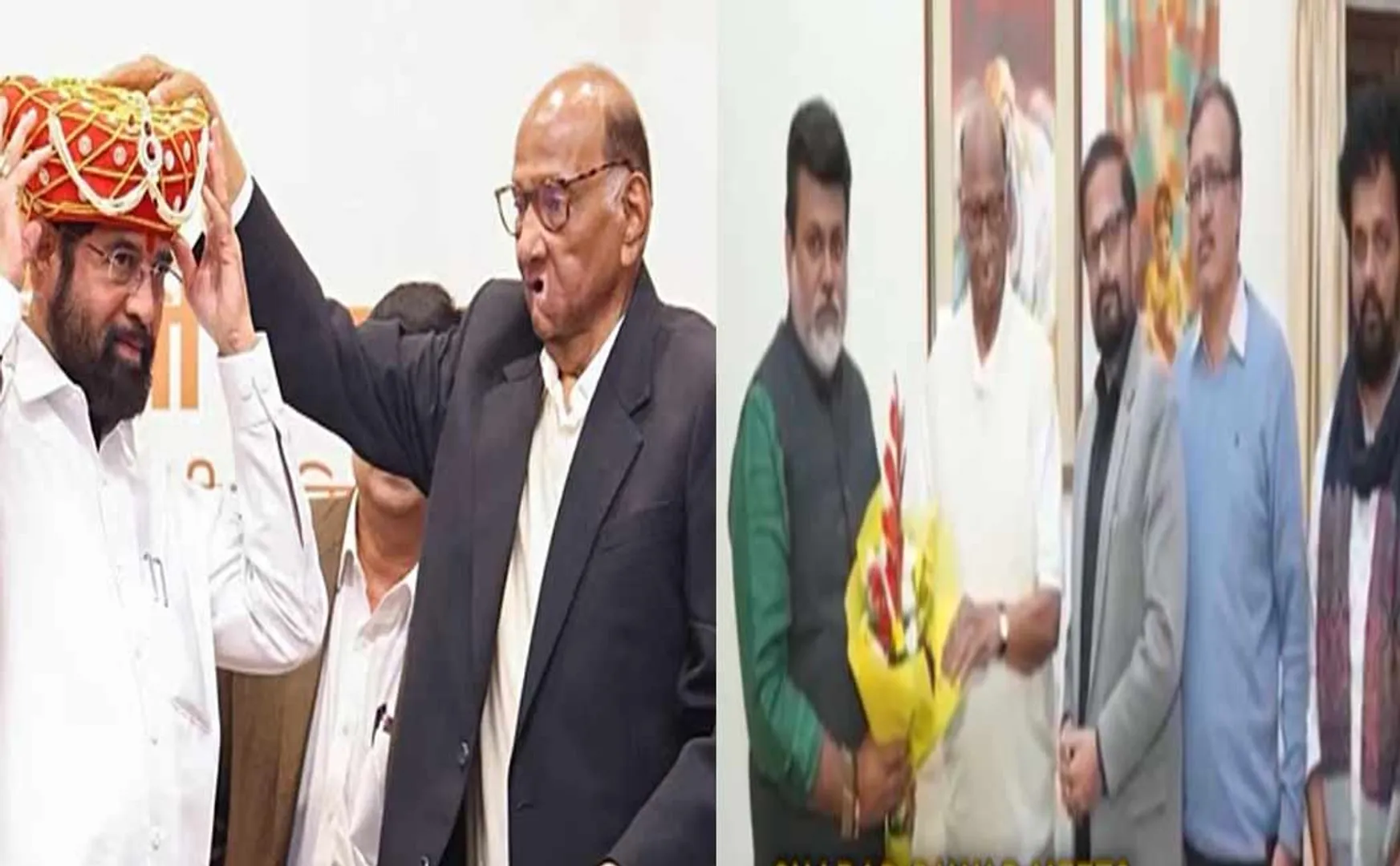  chaos in the alliance for Shinde's Shiv Sena MLAs meet Sharad Pawar
